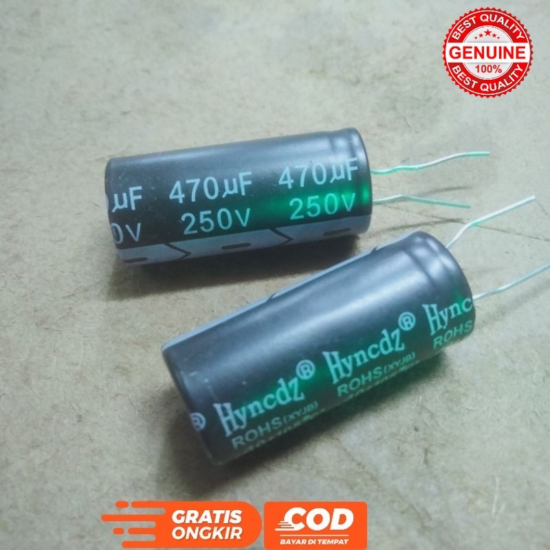 ELKO 470UF 250V ELCO 470 UF 250 VOLT CAPASITOR KAPASITOR 470UF 250VOLT
