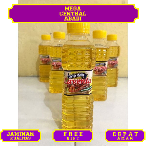 minyak goreng 250ml kemasan botol lavenia sinai @1Karton(48)