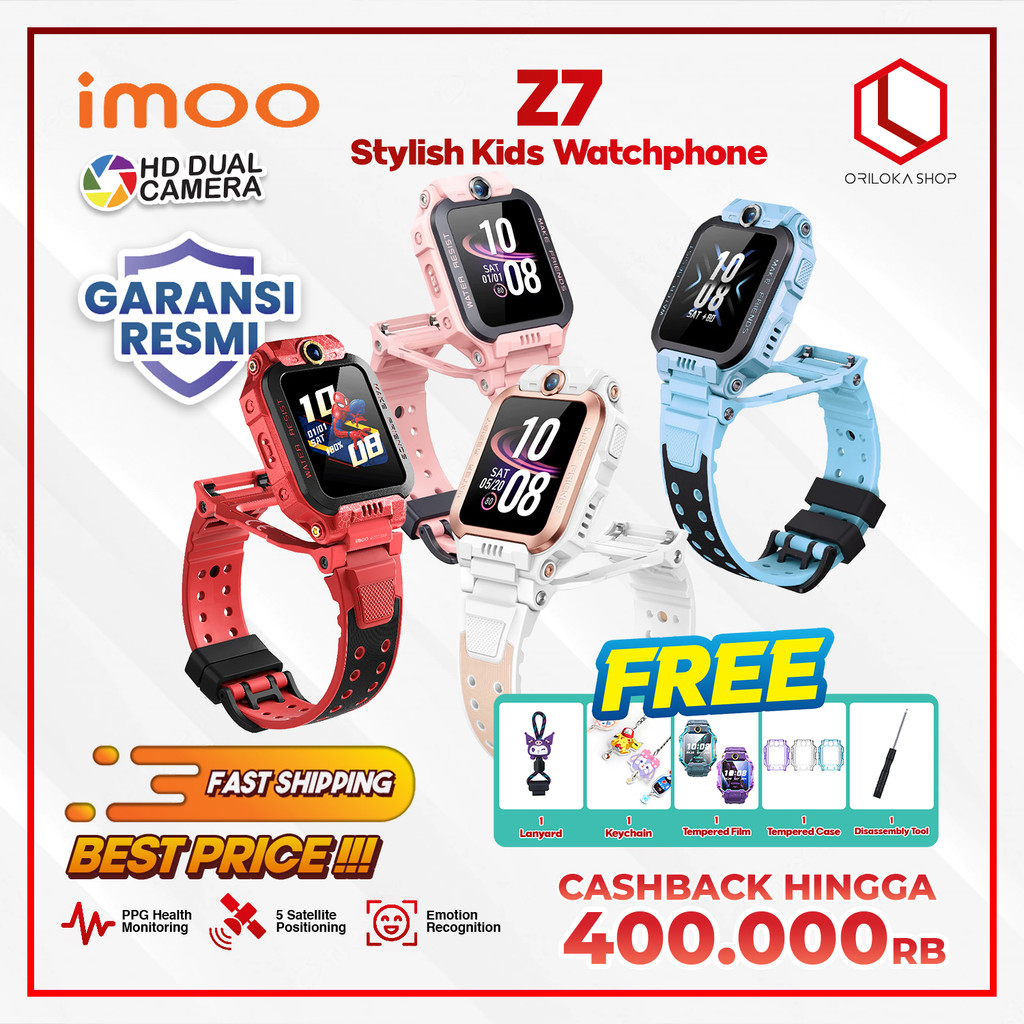 IMOO Kids Watch Phone Z7 | Jam Tangan Pintar Smartwatch Anak | Garansi Resmi