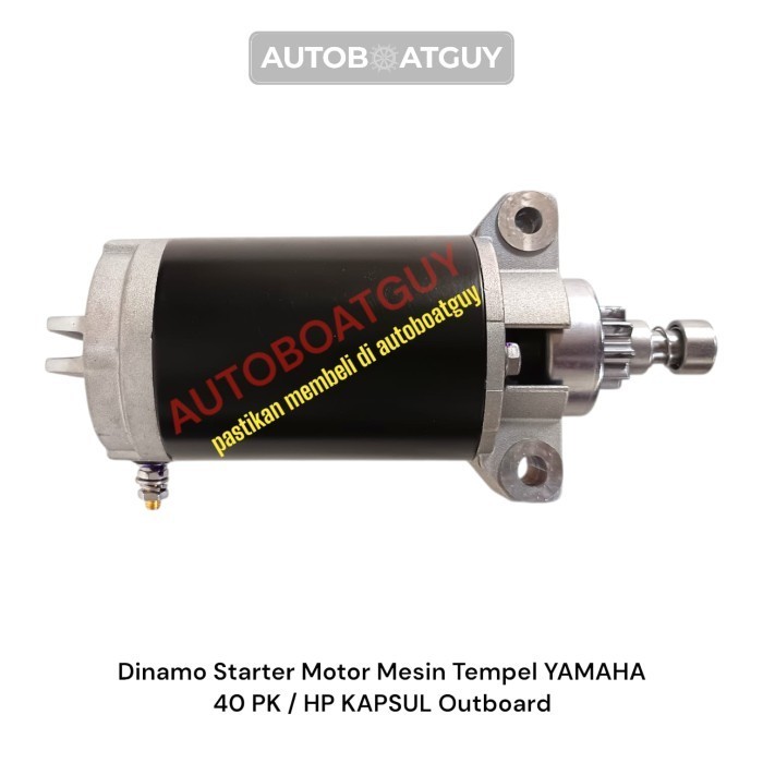 Dinamo Starter Motor Mesin Tempel YAMAHA 40 PK / HP KAPSUL Outboard