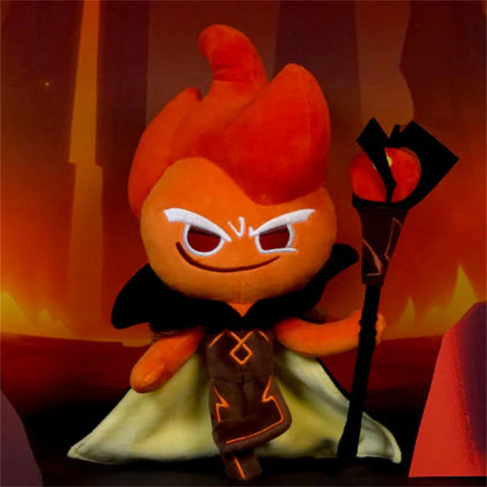 Anime Wind Archer Cookie Plush Shadow Milk Cookie Run Kingdom Toy Cute Soft Plush Toy Doll Plushie M