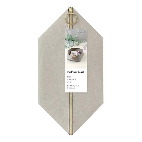 

Midori Tool Tray Pouch Paper Pencil Case Kotak Pensil Pen Storage Pouch Tempat Penyimpanan - Gray