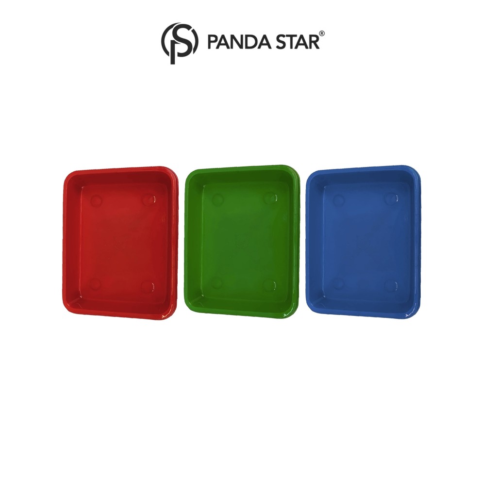PANDA STAR Nampan Saji Plastik Ukuran S Food Grade Tray Serbaguna NMSG-001