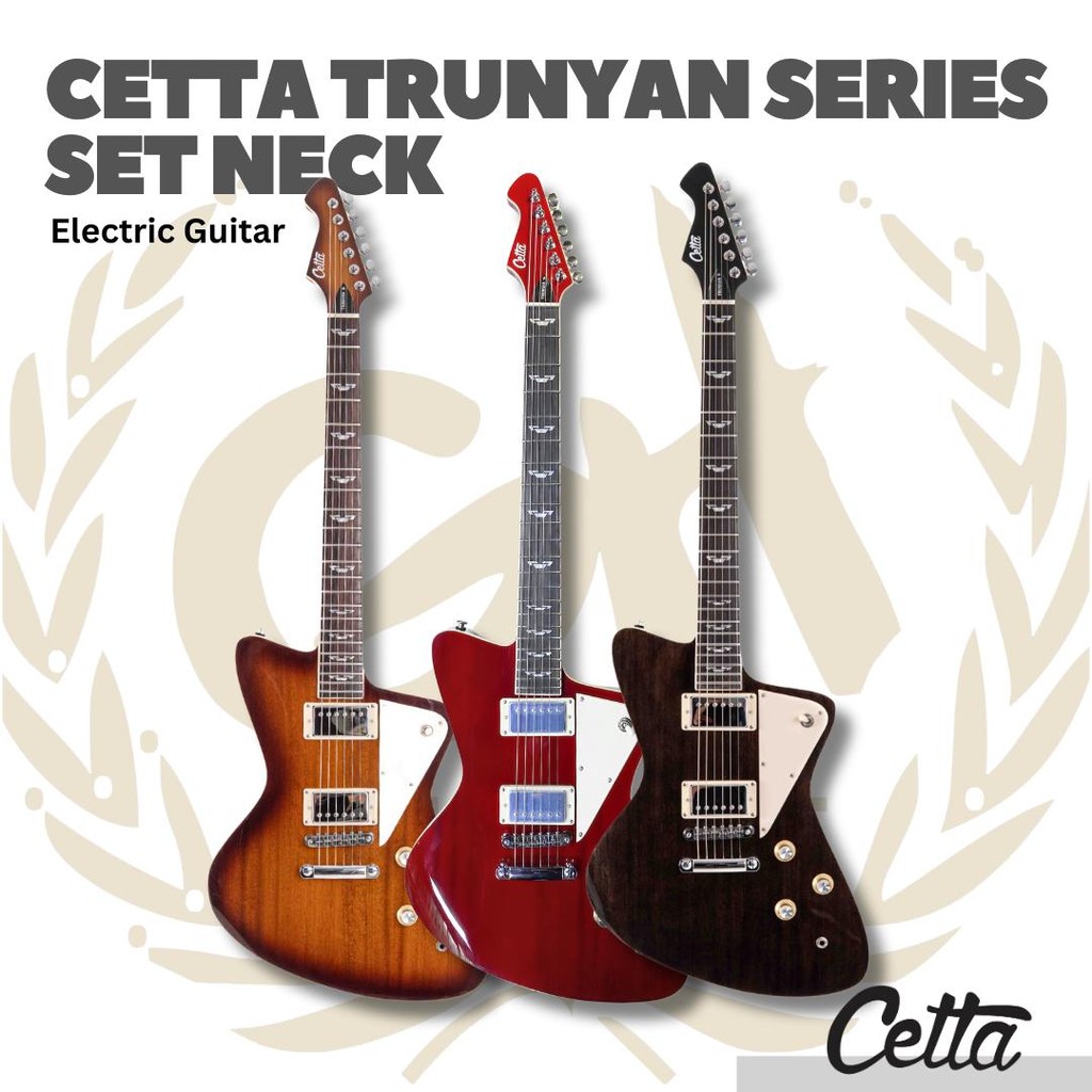 CETTA TRUNYAN SERIES SET NECK ELECTRIC GUITAR - GITAR ELEKTRIK