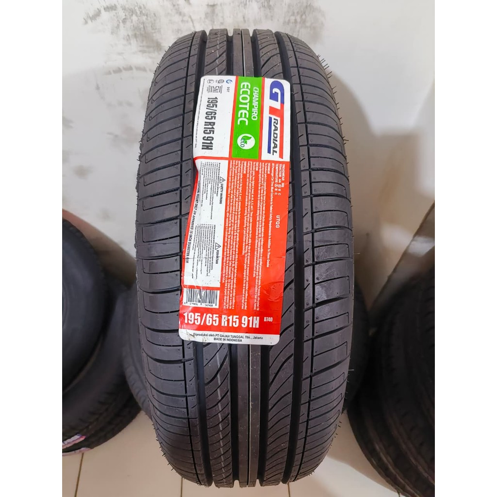 Ban Mobil Ring 15 195/65 R15 GT Radial Champiro ECOTEC APV Luxio Avanza Xenia Confero