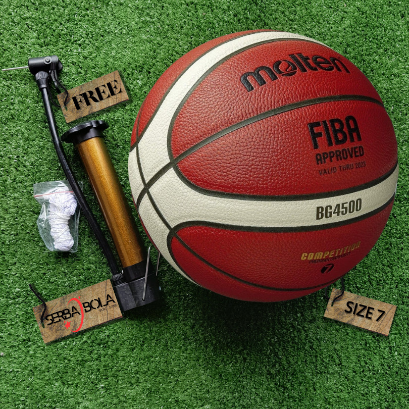 GERALSIR bola basket ori MOLTEN bg4500 bg5000 size 5 6 7 gg7X untuk indoor outdoor ibl bahan kulit n