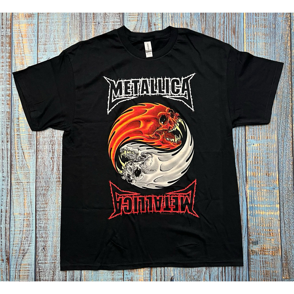 (COD) Kaos T-Shirt Band Metallica - Yin Yang Official Merchandise