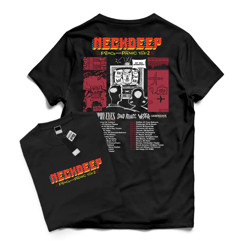 Kaos DISTRO Musik Band  NECKDEEP / Kaos Neckdeep