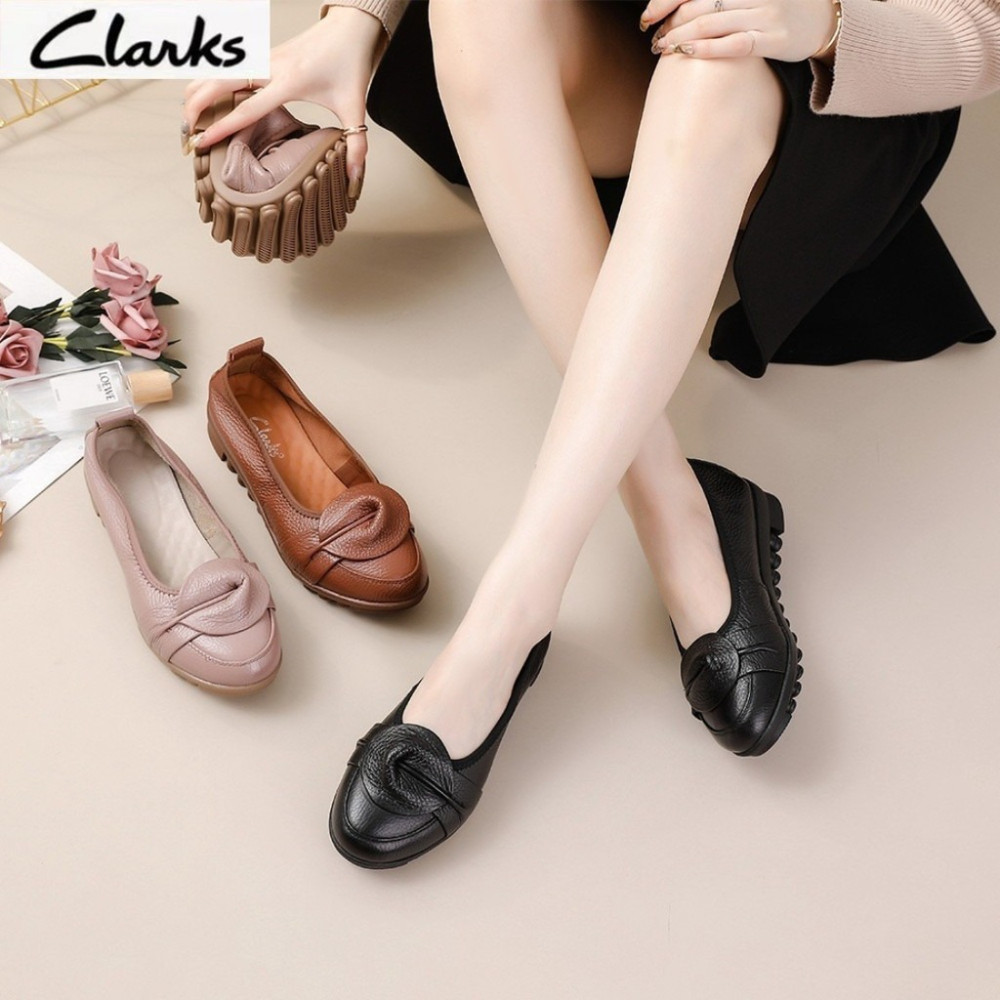 Clarks new Sepatu  pita woman / Sepatu Wanita melati / clarks wanita kulit asli