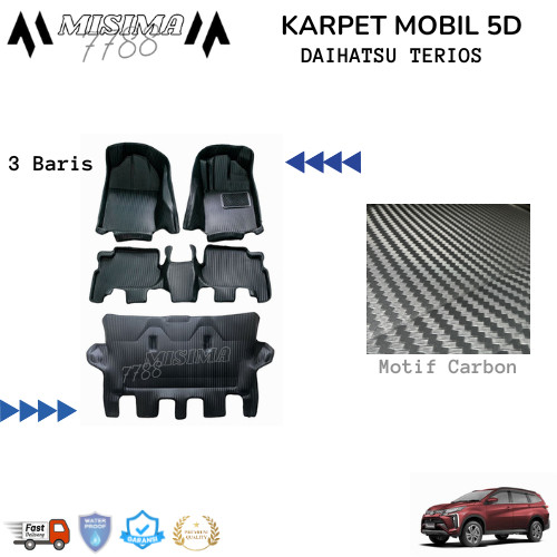 Karpet Mobil 5D Daihatsu Terios
