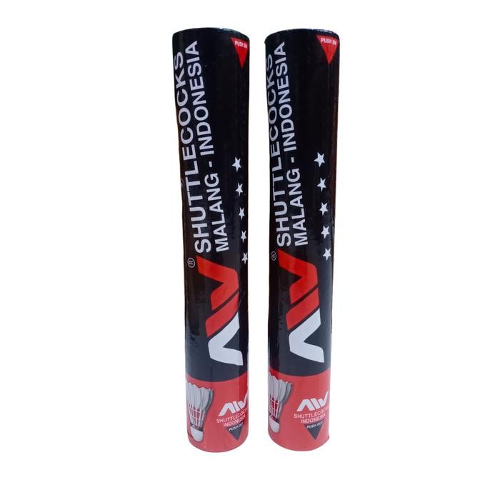 Shuttle Cock / Bola Badminton AW hitam dan AW Silver - AW Hitam