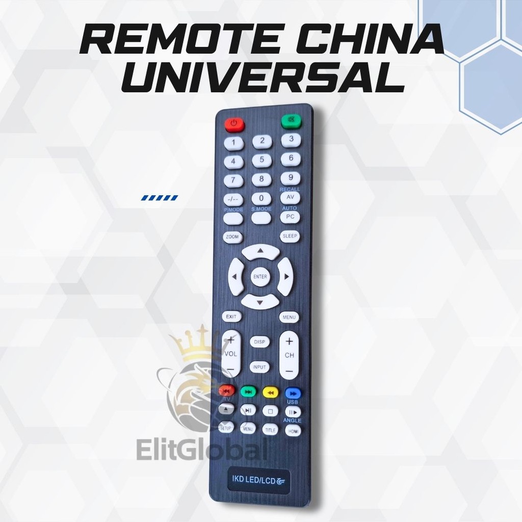 Remote China Universal – Untuk TV IKEDO AOYAMA FAWS dan Lainnya
