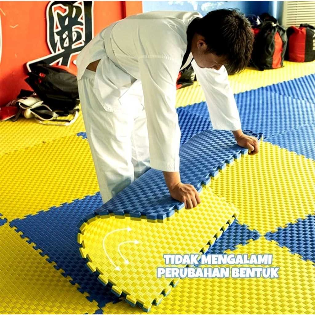 [PAKET HEMAT 10 pcs ] matras bolak-balik tebal 2cm Matras Puzzle Karpet Puzzle Anak Puzzle Lantai Ma