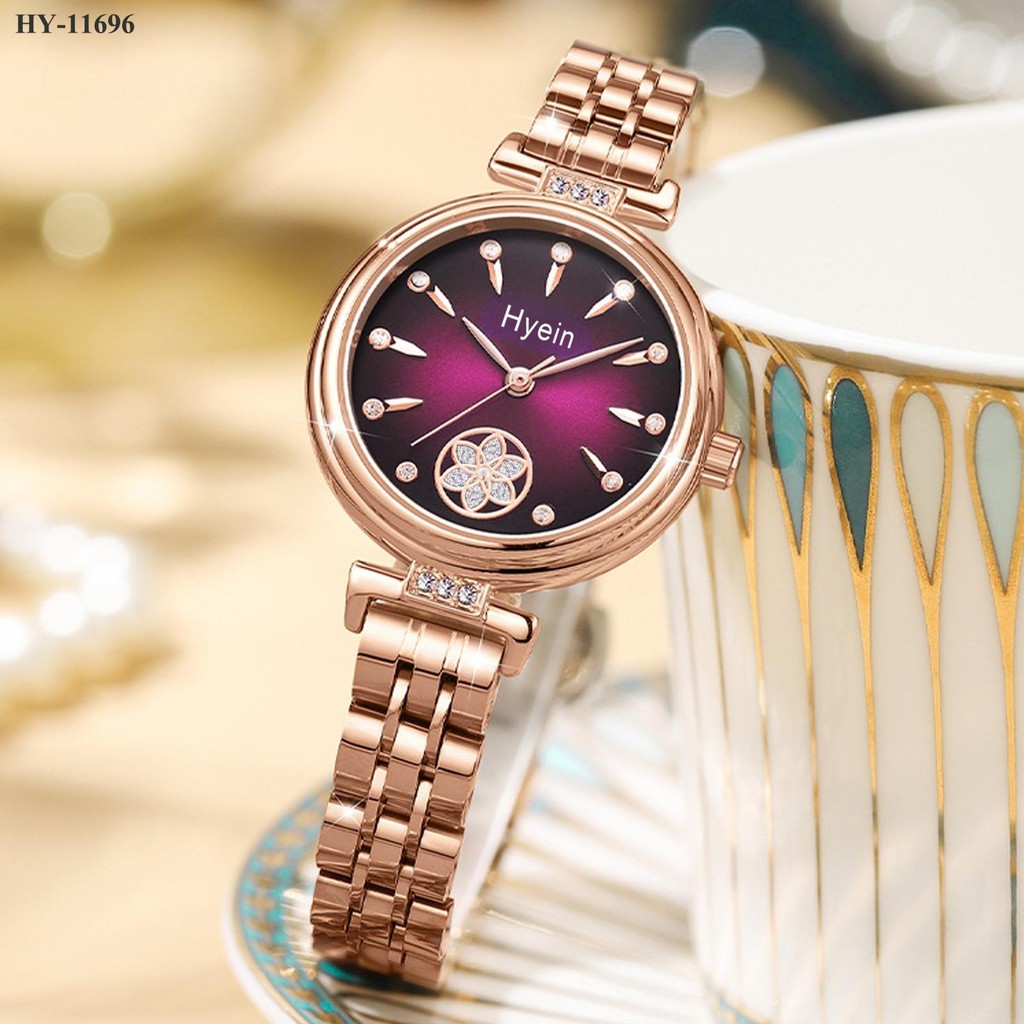 Jam Tangan  Hyein Jam Tangan Wanita 11696 Rantai