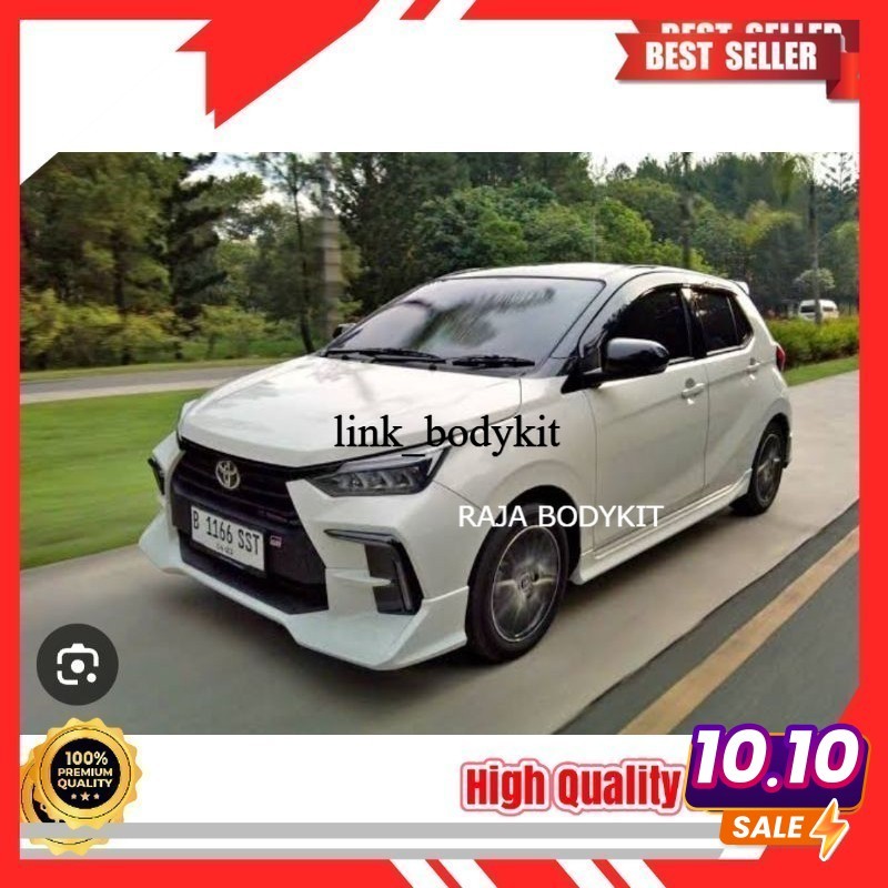 Harga Full Set Bosq Bodykit Toyota Agya Gr 2023 (Fiber Duraflek, Foxy)