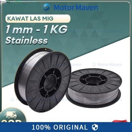 Kawat Las MIG Stainless Wire Diameter 1mm Berat 1 Kg