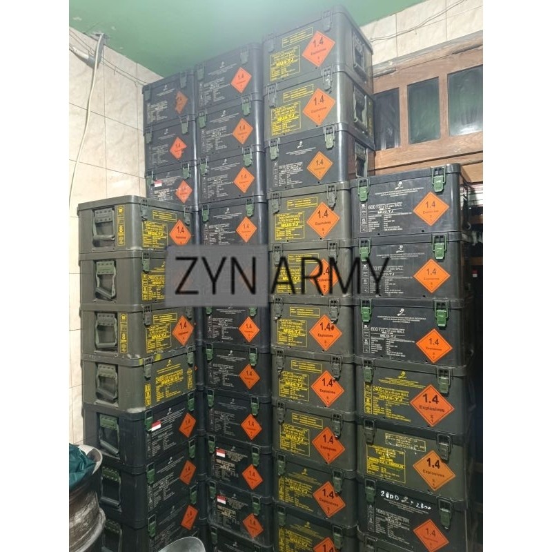 BOX PINDAD BEKAS PELURU BAHAN PLASTIK