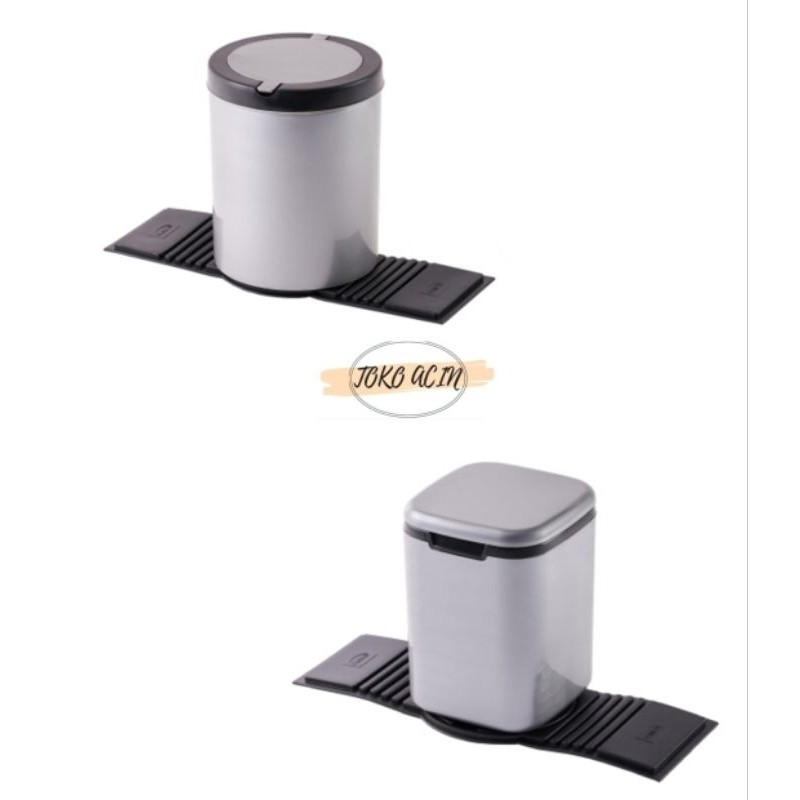 Tempat sampah mobil 2L, tempat sampah kecil, tempat sampah