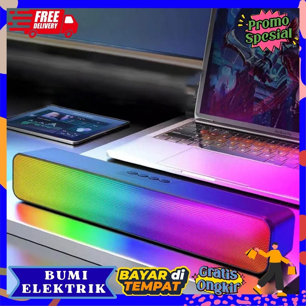 Fleco F-920 Soundbar LED Speaker Extra Bass / Speaker Soundbar Bluetooth Fleco F-920 / Soundbar Spea