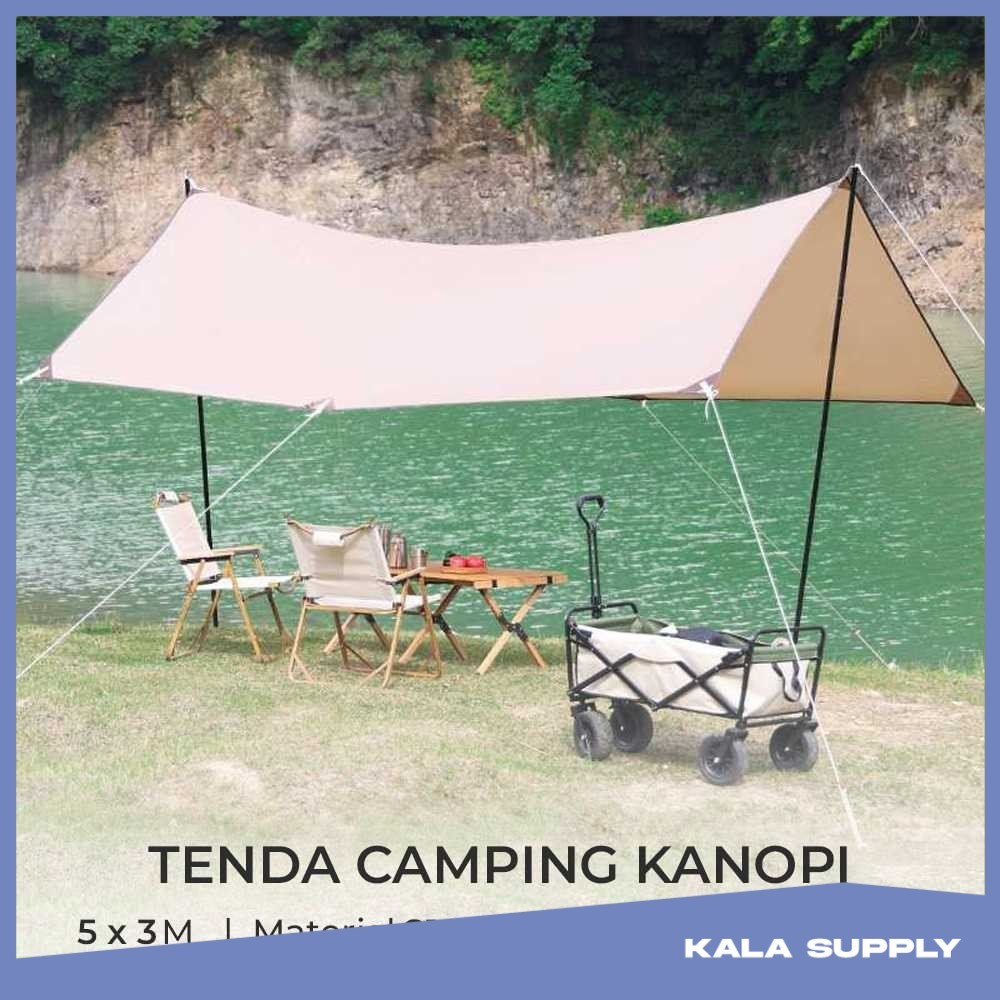 Buizel Flysheet Terpal Tenda Camping Waterproof Anti UV - B3