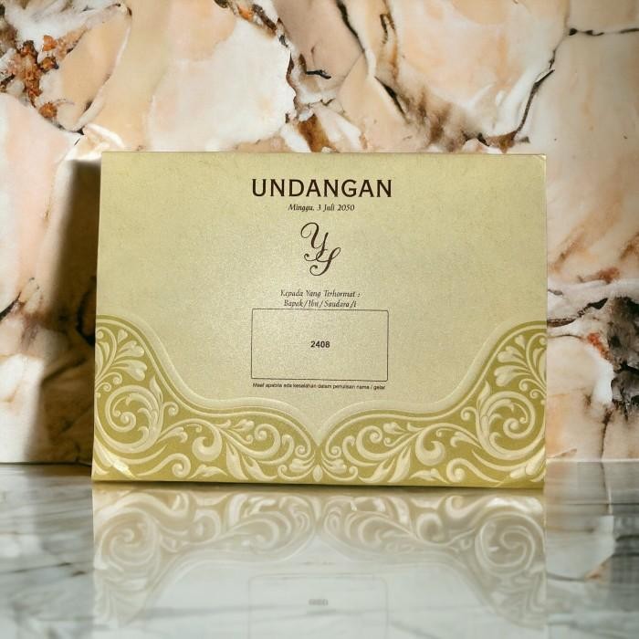 Undangan Kekinian  ERBA 2408 | Paket Lengkap Promo 100 PCS Undangan Pernikahan  - JanjiKita