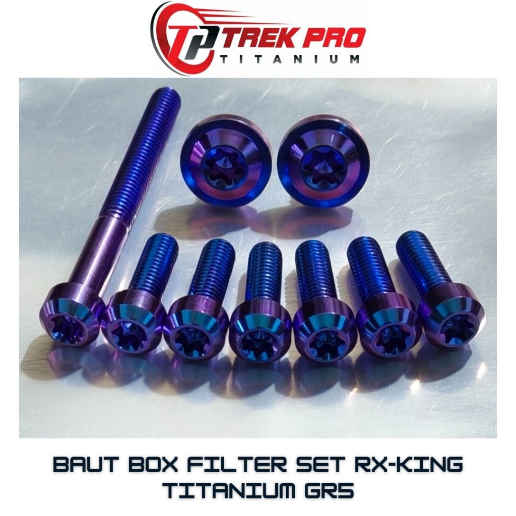 BAUT BOX FILTER SET RX-KING TITANIUM GR5