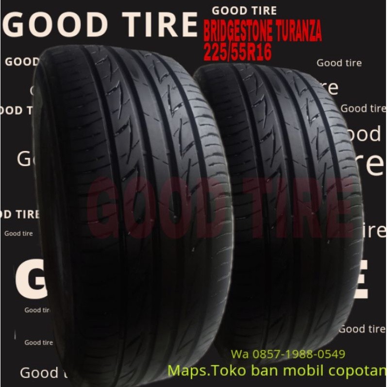BAN MOBIL 225-55-16 R16 RING 16 COPOTAN SEKEN SECOND BEKAS BAN MOBIL BMW MERCY WIDIA12MOTOR