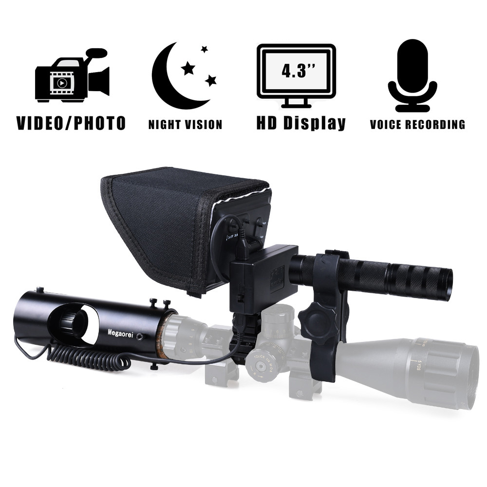 Infrared Night Vision Scope Video Camera Laser IR Riflescope Hunting Optics Sight Scope Camera Night