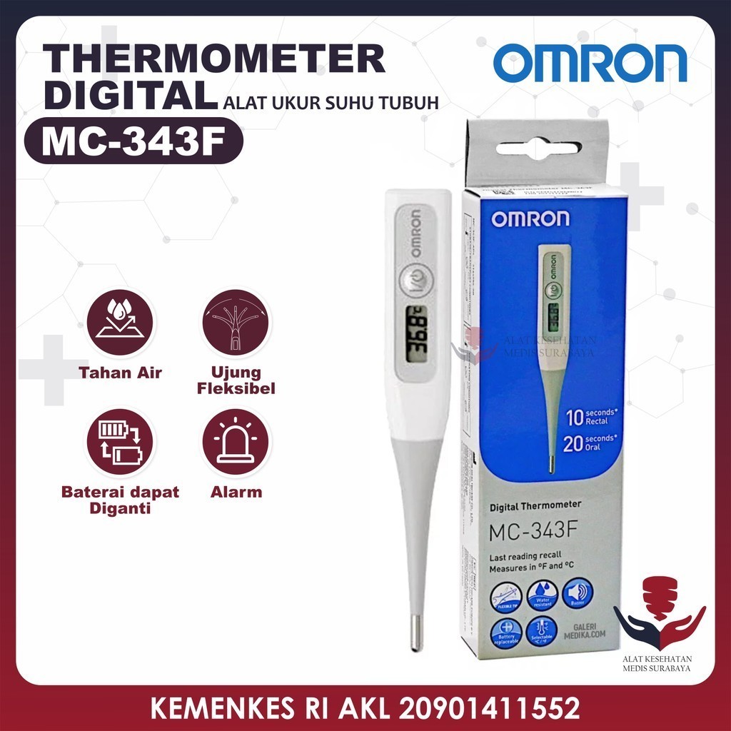 Thermometer Anak Dewasa Ketiak Alat Diangnosa Suhu Tubuh Termometer