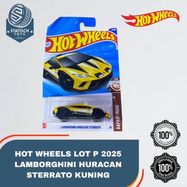 Hot Wheels Lambo Huracan Kuning Lot P 2025 Hotwheels