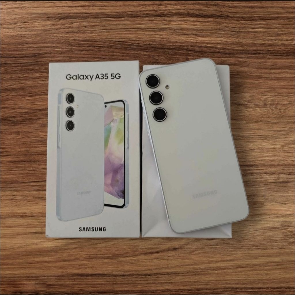 Samsung a35 versi ram 8 256gb 5g lte hp second lengkap resmi indonesia ya