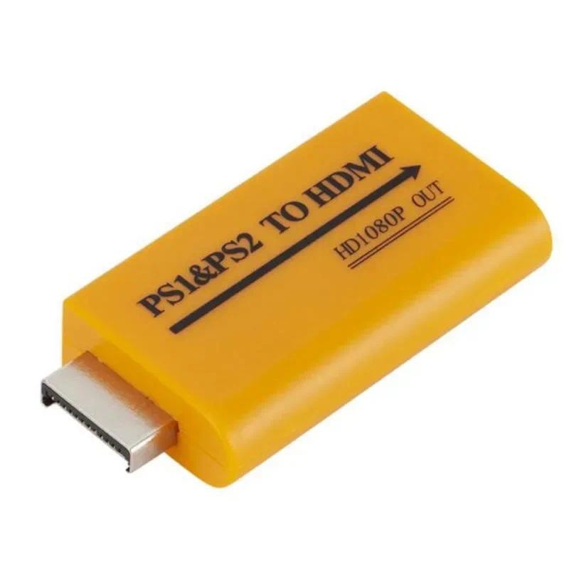 Upgrade Support 1080P Output PS1 & PS2 To HDMI-compatible With 3.5mm Audio Video Converter For PS1 P