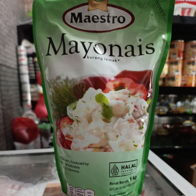 1 KARTON mayonaise maestro 1kg dus