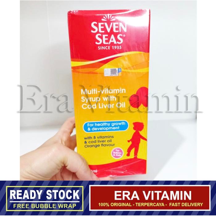 [SIMARI] Seven Seas Multivitamin Syrup With Cod Liver Oil 500 ML - 500ml