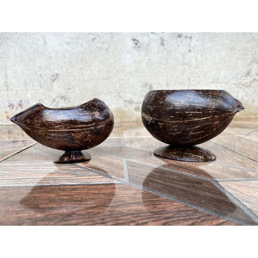 Asbak batok kelapa unik asbak tempurung kelapa