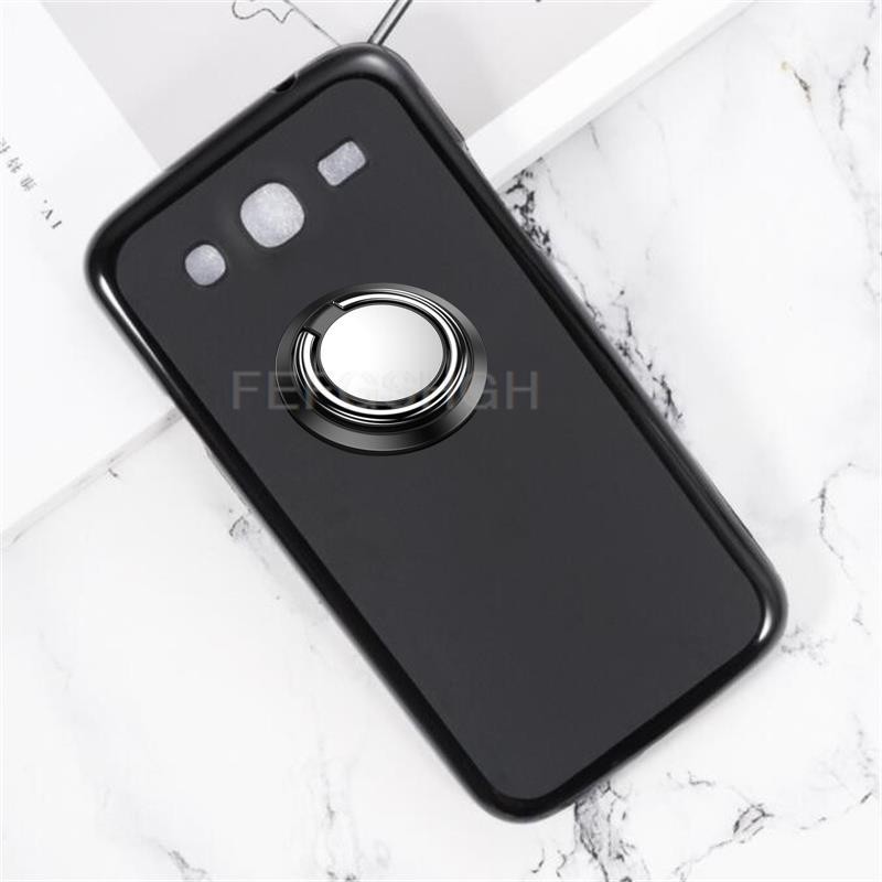 For Samsung Galaxy Mega 5.8 i9150 GT-i9150 GT-i9152 Back Ring Holder Bracket TPU Soft Silicone prote