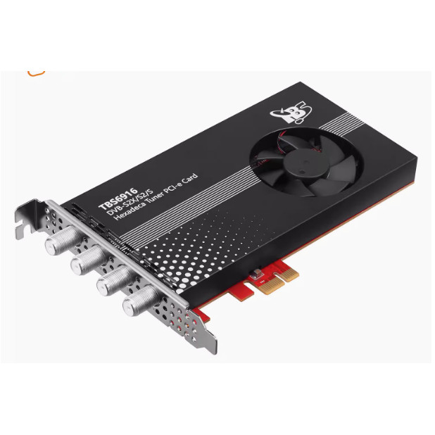 For TBS6916 DVB-S2X/S2/S 16 frequency input pcie interface computer TV data receiving card