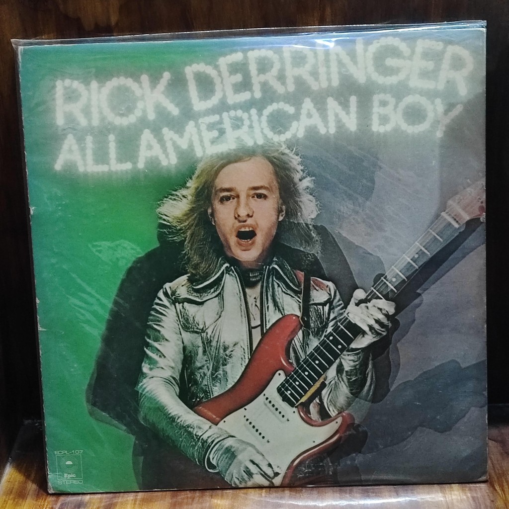 Vinyl Pop Rock Rick Derringer All American Boy Japan Print