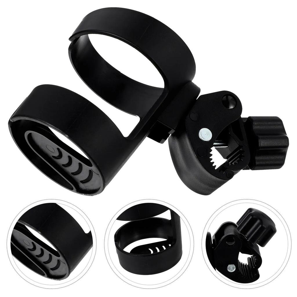 2Pcs Stroller Cup Holder Trolley Bottle Rack Strong Reliable Simple Design Excellent Use Experience 
