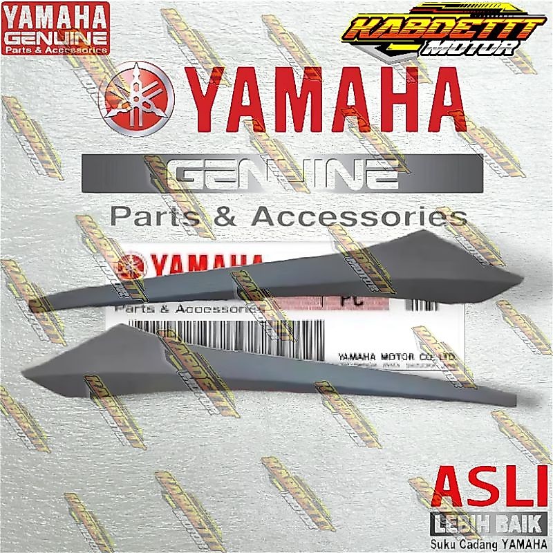 MOLE SIDE COVER DEK BAWAH SAYAP BAWAH XMAX X MAX HITAM DOFF KANAN KIRI B74-F171L-00-P4 B74-F171M-00-