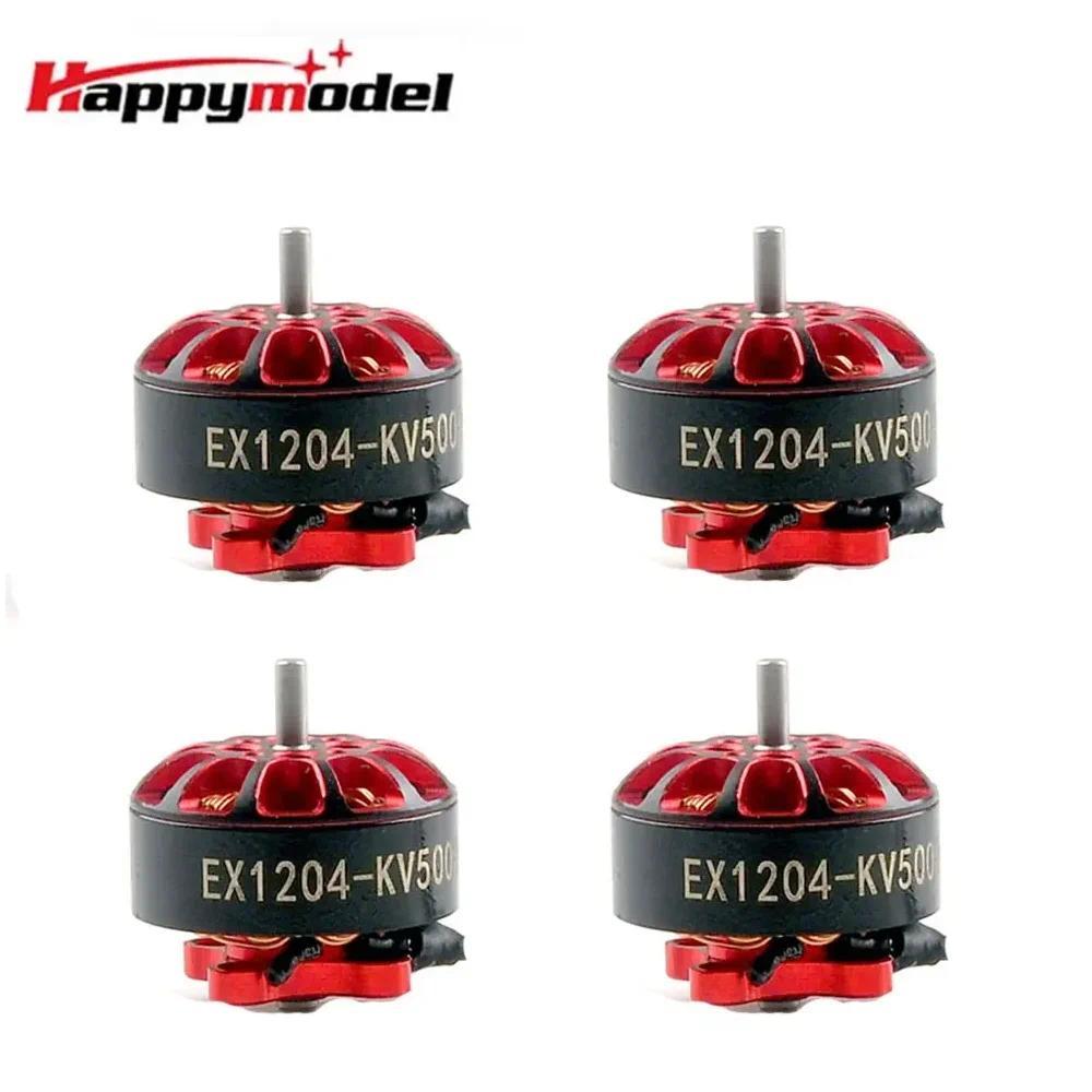 Happymodel 4PCS EX1204 5000KV 6500KV Brushless Motor 1.5mm Shaft for 2-4S 2-3S 3 In FPV Racing Drone