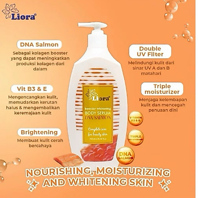 Body lotion liora dna salmon