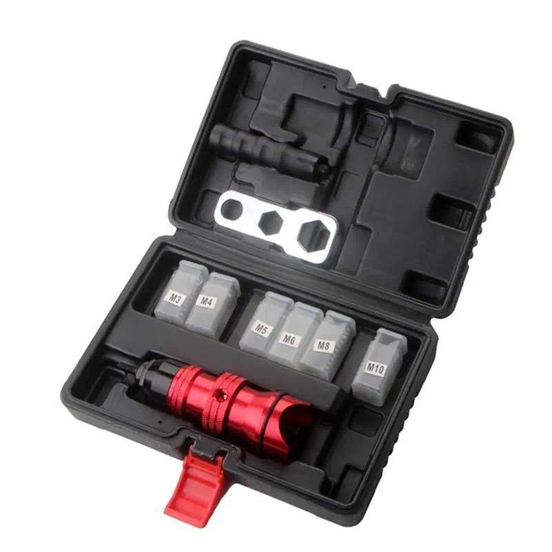 VEHO-Rivet Nut Tool Electric Rivet  Conversion Adapter Kit Electric Rivet Nut Adapter M3 M5 M6 M8 M1