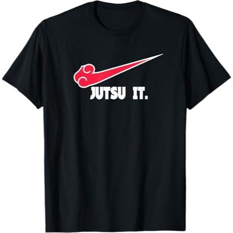 Kaos Animasi Jepang Jutsu It Shirt. Jiu Jitsu Tee | Cute I Love Ju-jutsu T-shirt Streetwear