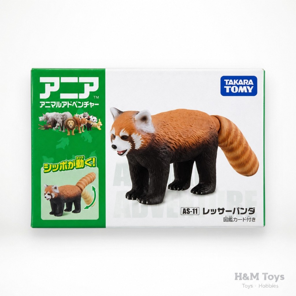 Takara Tomy Animal Adventure Red Panda - Mainan Edukasi Hewan