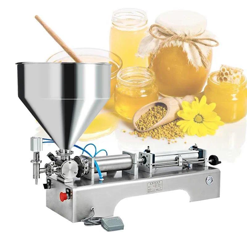 Single-Head Paste Filling Machine For Face Cream Tomato Sauce Peanut Sauce Chili Sauce Filling Machi