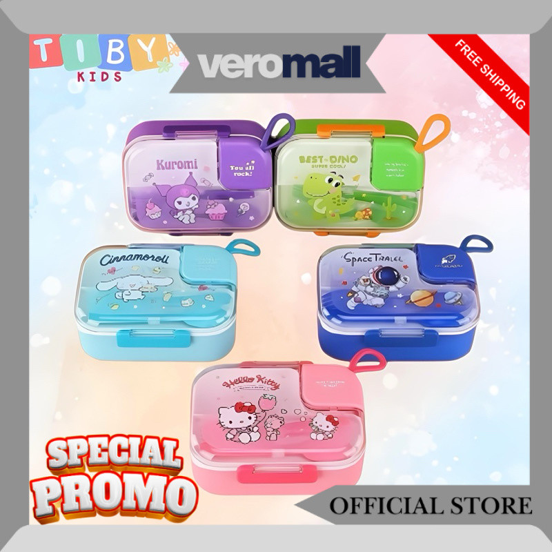 KM05 / Kotak Makan Anak / Kotak Bekal Anak (TERMURAH) / Kotak Makan Karakter / Kotak Makan Lucu / Ko