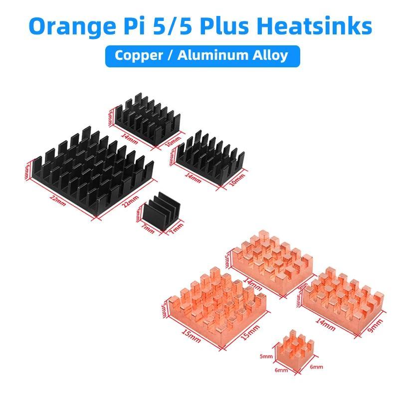 Orange Pi 5 Plus Heat Sink Copper or Aluminum Heatsinks compatible for Orange Pi 5