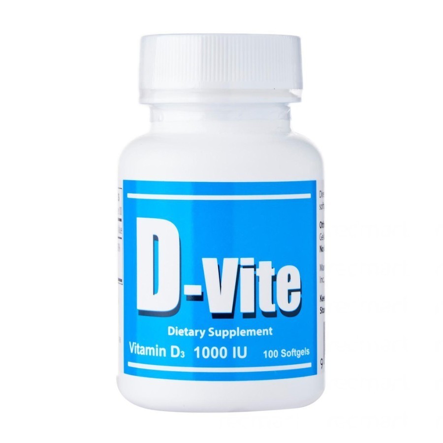 D-Vite Vitamin D3 1000iu kesehatan tulang calcium kalsium kekebalan immune tubuh