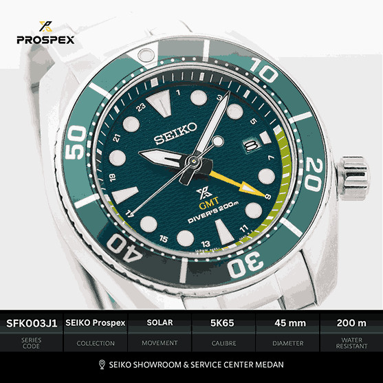 Seiko Showroom Medan - Seiko Prospex SFK003J1 Sumo Hulk GMT Solar